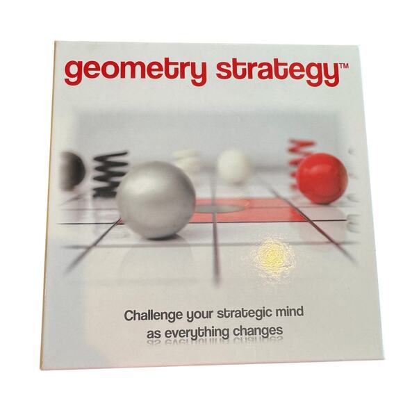 NWOT Geometry Strategy board game Math ages 12+ brain mind 2-4 players School - Picture 1 of 4